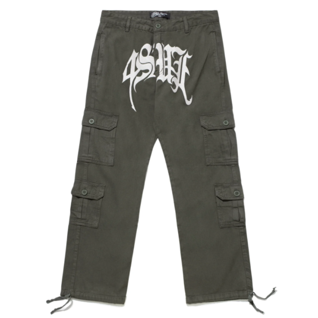 SUFGANG - Pants Sarja 4SUF "Military Green" - THE GAME